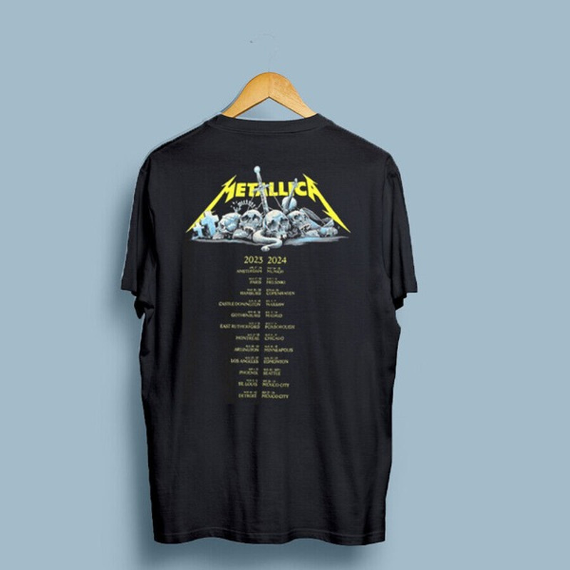 Metallica 2023 Shirt, Metallica Tour 2023 T Shirt for Men Women, Metallica Shirt for fan, M72 World Tour 2023 Shirt