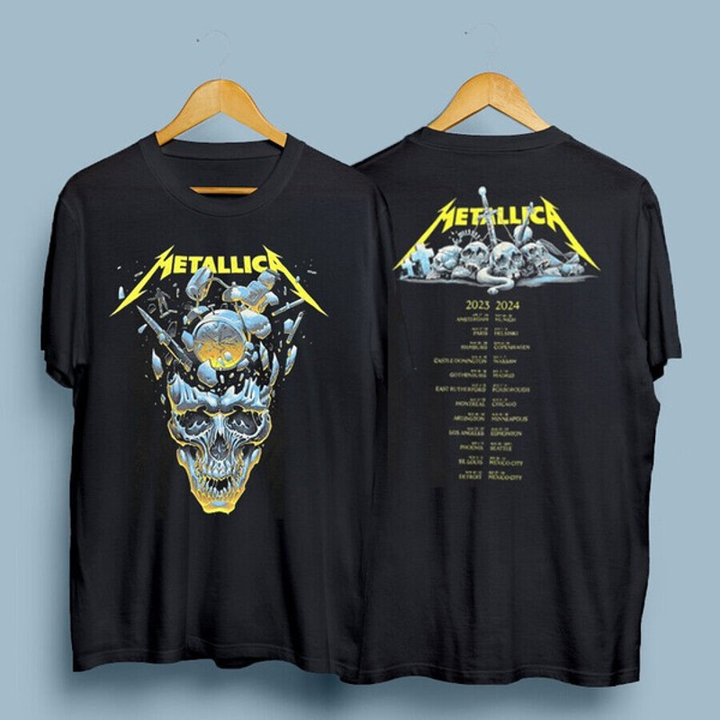 Metallica 2023 Shirt, Metallica Tour 2023 T Shirt for Men Women, Metallica Shirt for fan, M72 World Tour 2023 Shirt