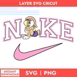lola bunny nike svg, nike logo svg, lola bunny svg, png digital file