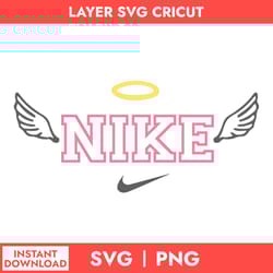 nike x cupid svg, logo nike svg, cupid svg, fashion brand logo svg, love svg, png digital file