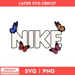 nike buffterfly logo svg, nike svg, buffterfly svg, logo sport svg, png digital file