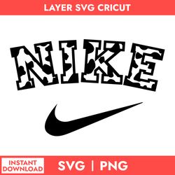 nike leopard svg, nike svg, nike animal logo svg, fashion brand logo svg, png digital file
