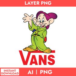 Dopey Vans Png, Vans Logo Png, Dopey Png, Disney Vans Png, Vans Brand Logo Png, Ai Digital File