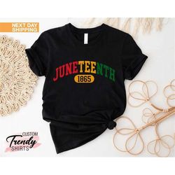 juneteenth 1865 shirt, american american tshirts, black history month gifts, black lives matter shirt, black independenc