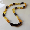Adult Amber Necklace Natural amber jewelry Healing stone beads necklace women Honey Yellow Dark.jpg