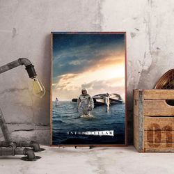 interstellar wall art, interstellar poster, movie home decor, movie poster, movie wall art, movie print