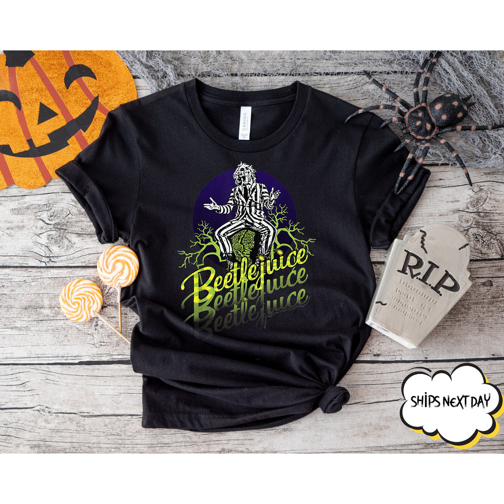 Beetlejuice Beetlejuice Beetlejuice Shirt, Halloween Shirt, Cute Halloween Tee, Fall Clothing, Beetlejuice Tee SweatShirt - 1.jpg