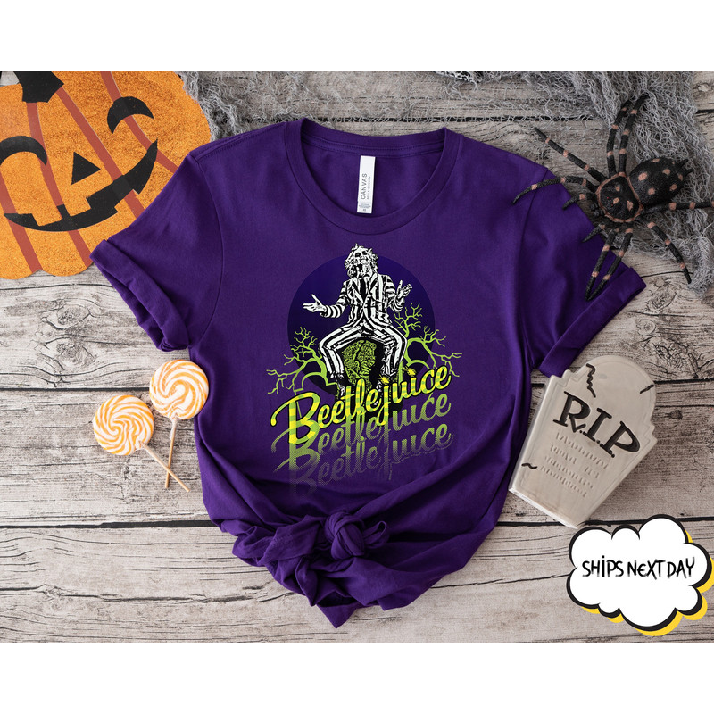 Beetlejuice Beetlejuice Beetlejuice Shirt, Halloween Shirt, Cute Halloween Tee, Fall Clothing, Beetlejuice Tee SweatShirt - 2.jpg