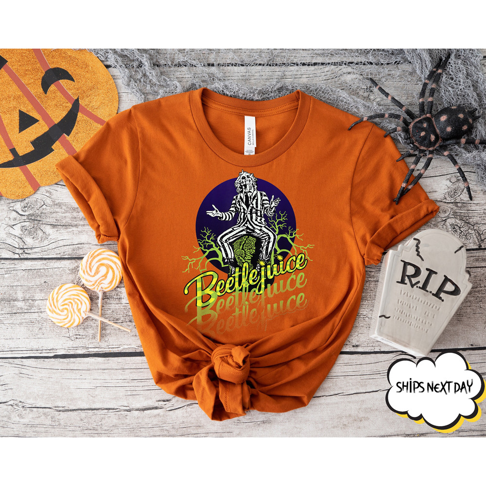 Beetlejuice Beetlejuice Beetlejuice Shirt, Halloween Shirt, Cute Halloween Tee, Fall Clothing, Beetlejuice Tee SweatShirt - 3.jpg