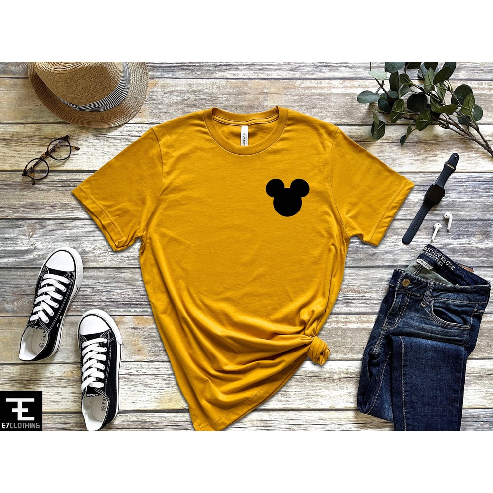 Disney Pocket Mickey Head Shirt, Disney Mickey Shirt, Mickey Ear Shirt, Disneyworld Shirts, Disney Trip Shirt, Disneyland, Minnie Shirt - 1.jpg