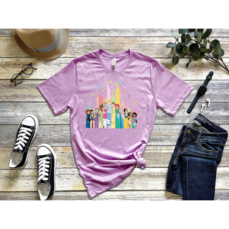 Disney Princess Castle Shirt, Disney Vacation Shirt, Princess Shirt, Disney Castle, Disney Girl Trip, Princess Gift, Princess Castle - 2.jpg