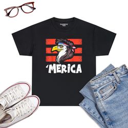 eagle mullet 4th of july 2022 shirt usa american flag merica t-shirt