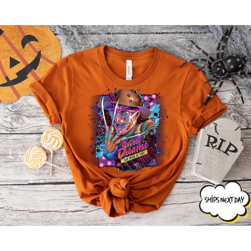 Freddy Horror T-shirt, Sweet dreams are made of this, Halloween Horror Tshirt, Nightmare Tees, Horror Movie Shirt for women, Halloween Gifts - 2.jpg