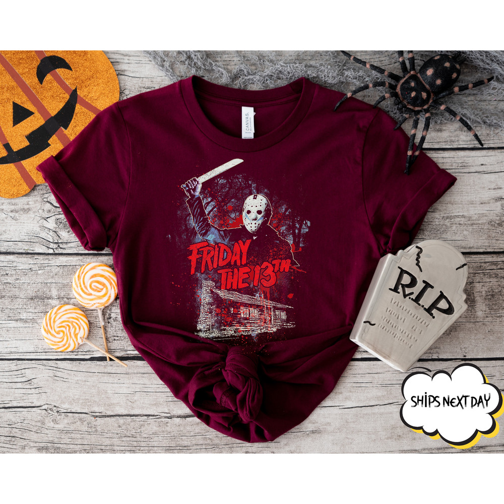 Friday The 13th T-Shirt, Vintage Freddy Shirt, Halloween Horror Movie Tee, Michael Myers Shirt, Halloween 2022 - 2.jpg
