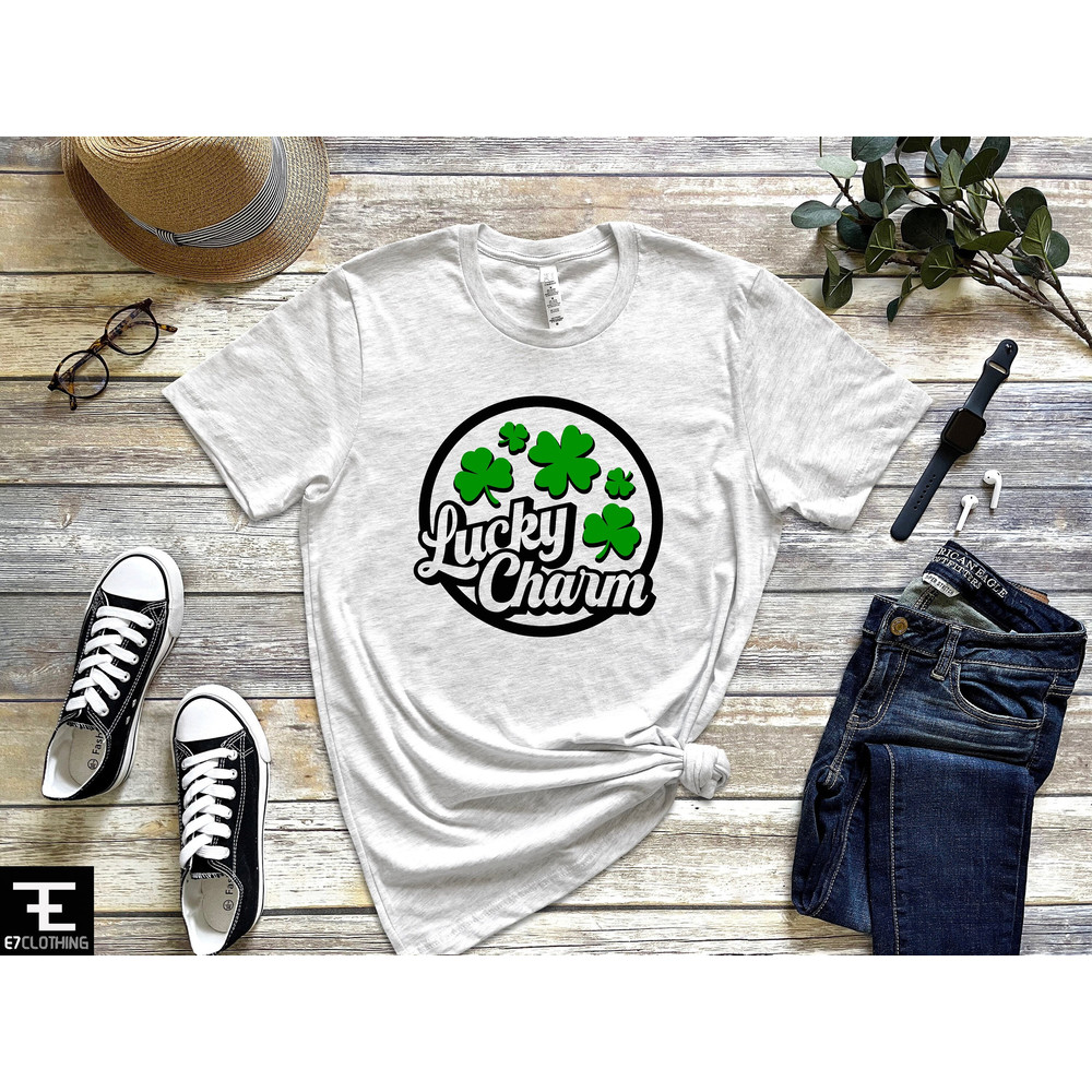 Lucky Charm Shirt, St Patrick's Day T-Shirt for Women, St Pattys Day Shirt, St Patricks Day Shirt Kids, Girls St Patricks Day Shirt - 1.jpg