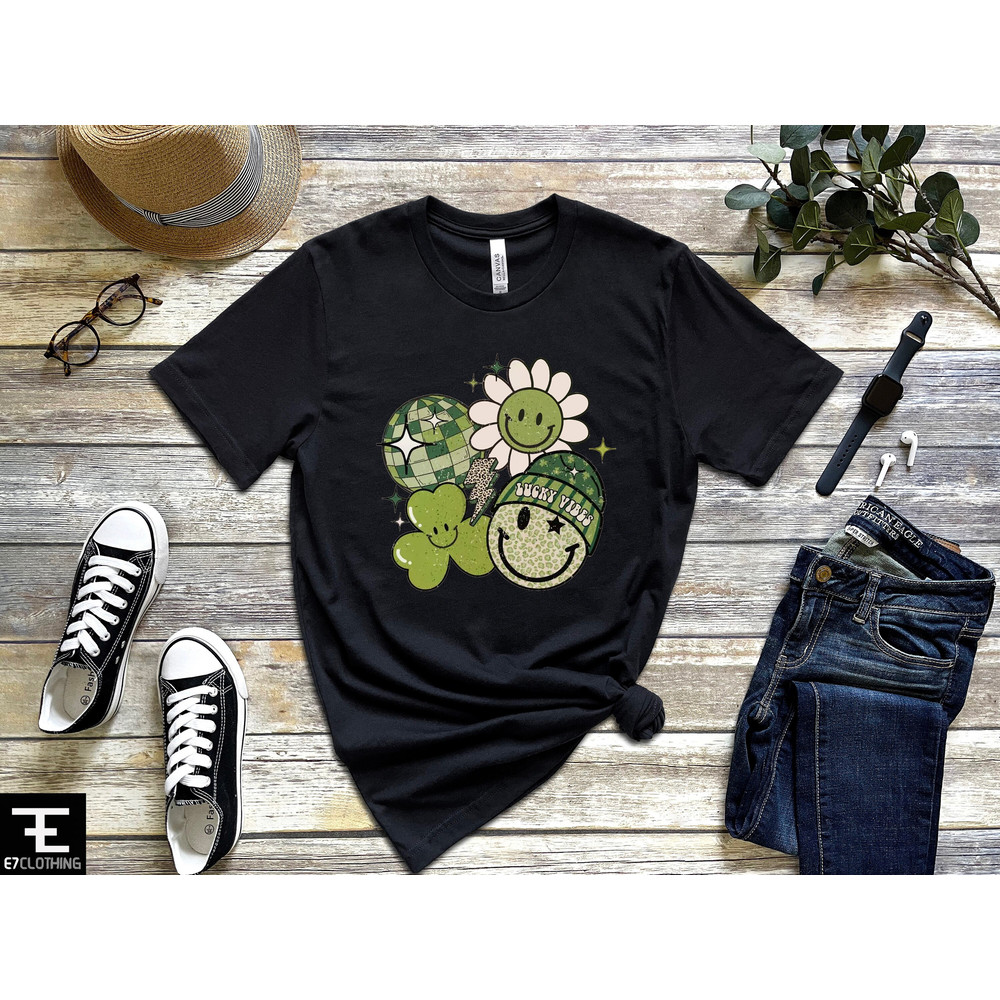 Lucky Vibes Shirt, St Patty's Lucky Women Shirt, St Patty's Lucky Shirt, St Patty's Day Sweatshirt, Shamrock Shirt, Irish Shirt - 2.jpg