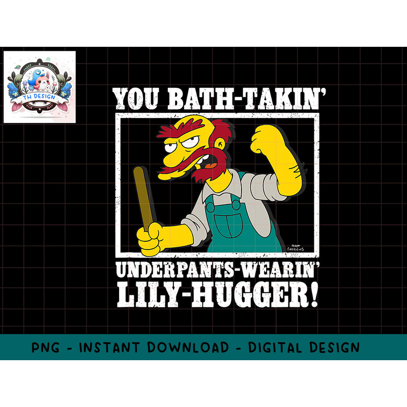 The Simpsons Willie Bath-Takin Underpants-Wearin png, sublimation.jpg