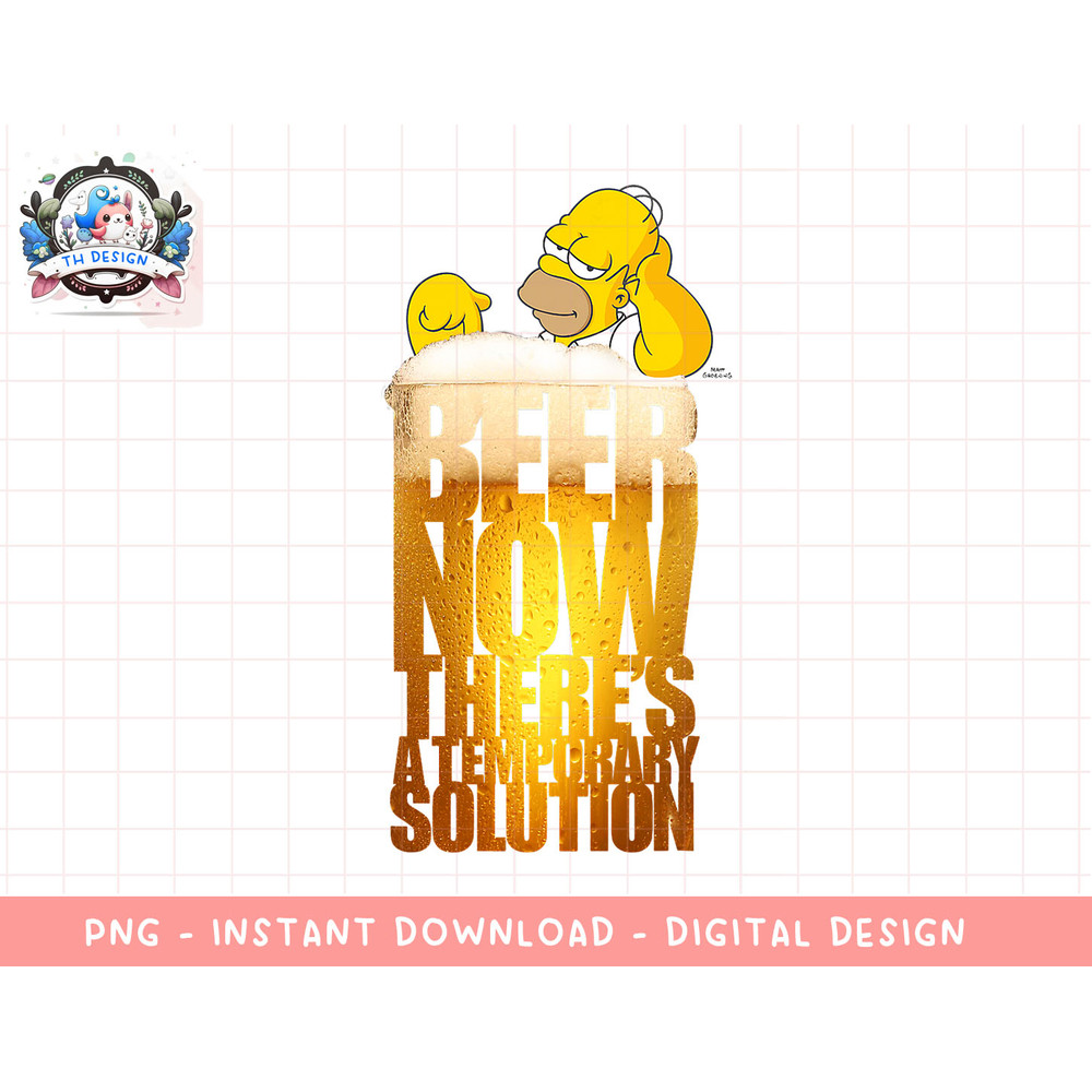 US The Simpsons Homer Beer Solution 01 Black_H png, sublimation.jpg
