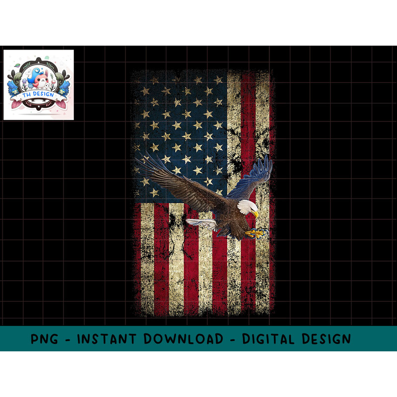 US Vintage flag for american Independence Day on 4th of July png, sublimation.jpg