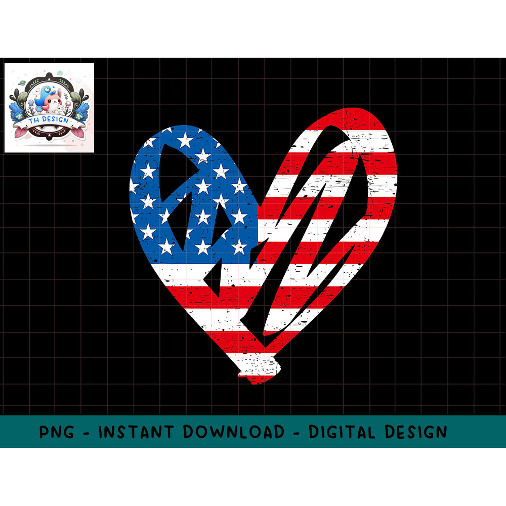 Veterans Day USA Flag Partiotic Heart Mens & Womens png, sublimation.jpg