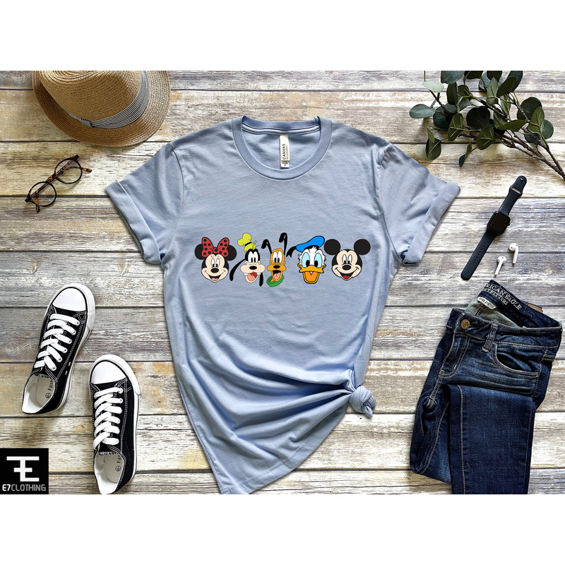 Retro Disneyworld Shirts Family, Disney Friends Shirt, Mickey Ears Shirt, Shirt, Disneyworld Shirt, Disneyland Shirt, Disney Gift for Kids - 2.jpg