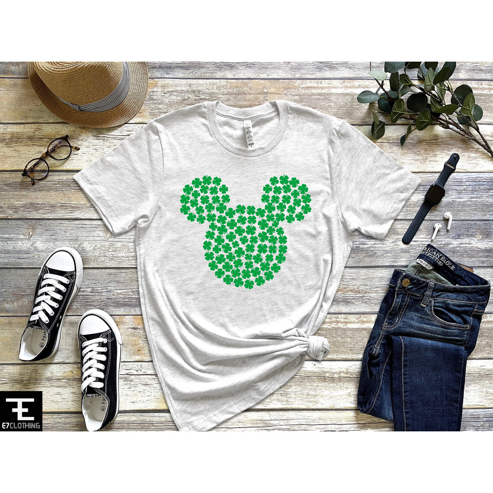 St Patrick's Day Shirt, Shamrock Shirt, Disney Family Shirts, St Patrick's Couple Disney Shirts, Disney Trip Shirts, Irish Disney Shirt - 3.jpg