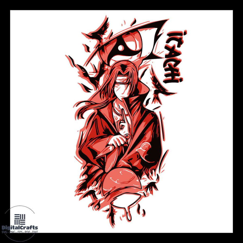 Itachi Uchiha Japanese Anime SVG Naruto Svg Anime Svg