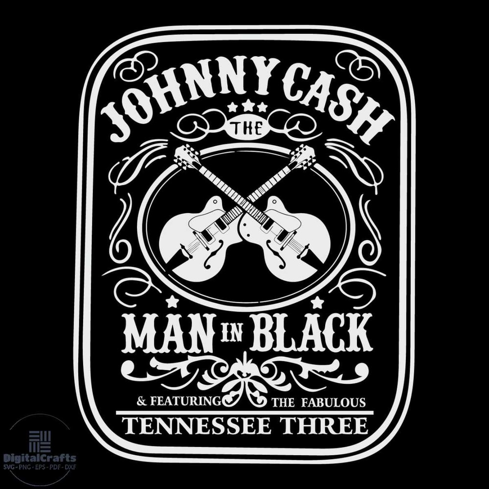 Johnny Cash Svg, Leopard Teal Leather Svg, Man In Black Svg