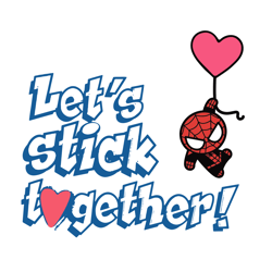 lets stick together svg, valentine svg, valentine day svg, stick together svg, spider svg, silhouette svg fies
