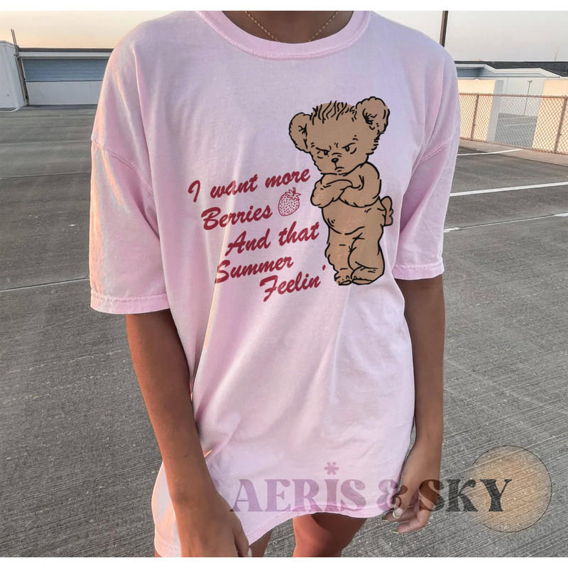 Ha Ha Ha Bear Shirt, More Berries Angry Bear, Love on Tour Shirt, HS Shirt, HS Merch, Trendy TShirt, Vsco T Shirt - 1.jpg