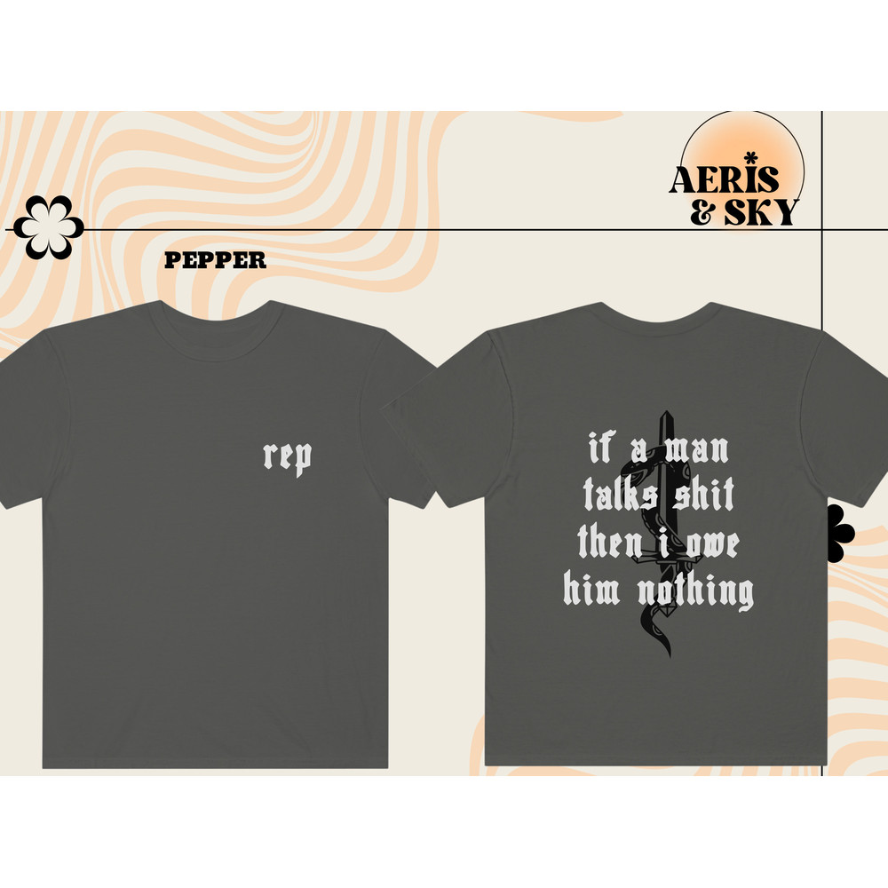 I Did Something Bad Shirt, If a man talks shit, Reputation Snake T Shirt, Reputation Outfit, Comfort Colors Concert Tee, Eras Tour - 2.jpg