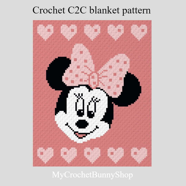 crochet-C2C-mouse-hearts-boarder-graphgan-blanket