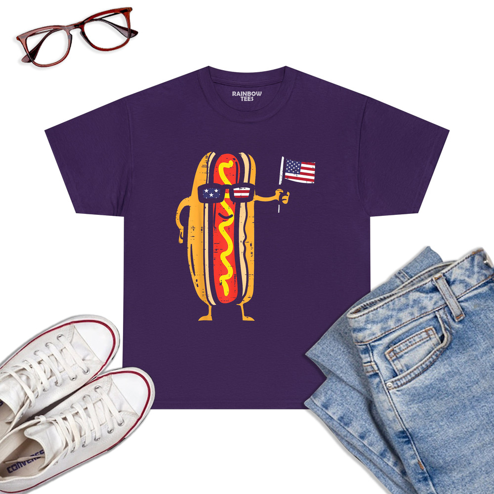 Hotdog-Sunglasses-American-Flag-USA-Funny-4th-Of-July-Fourth-T-Shirt-Purple.jpg