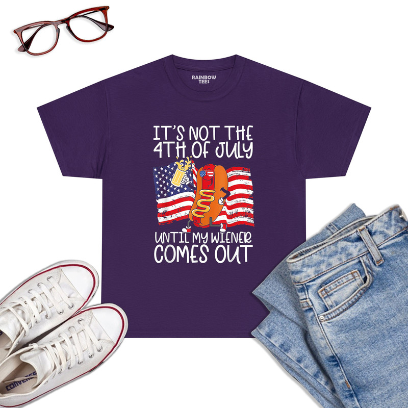It_s-Not-The-4th-Of-July-Until-My-Weiner-Comes-Out-Graphic-T-Shirt-Purple.jpg