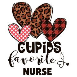 cupids favorite nurse valentines day nursing medical funny svg, valentine svg, silhouette svg fies