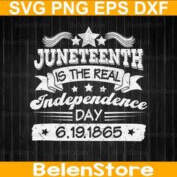 juneteenth is the real independence 1865 svg, juneteenth svg, black history svg, black freedom svg, cricut, svg files