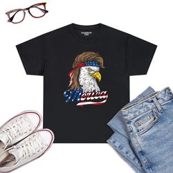 merica patriotic usa eagle of freedom 4th of july t-shirt