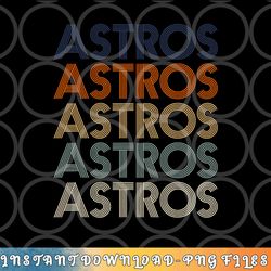 vintage astros name throwback retro apparel gift men women png, digital download copy