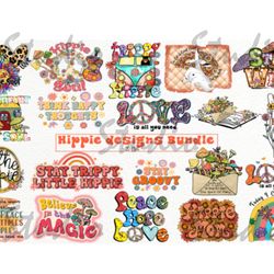 hippie sublimation bundle, hippie flowers, boho sublimation, hippie soul png,vintage soul,trippy hippie,choose happy,thi
