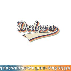 vintage dodgers name throwback retro apparel gift men women png, digital download copy