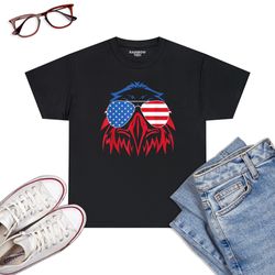 patriotic eagle shirt 4th of july usa american flag t-shirt