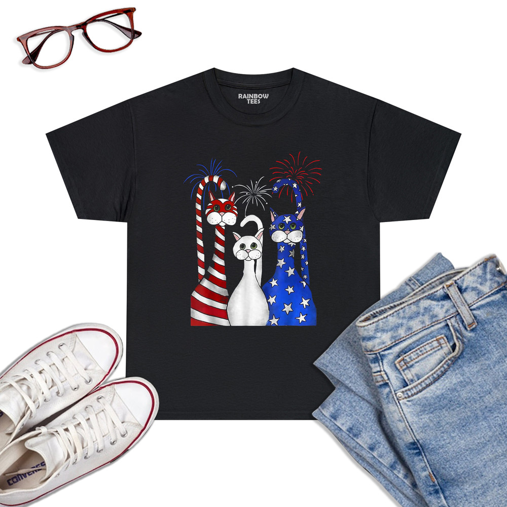 Red-White-Blue-Cats-USA-Flag-Firework-4th-Of-July-Shirt-T-Shirt-Black.jpg