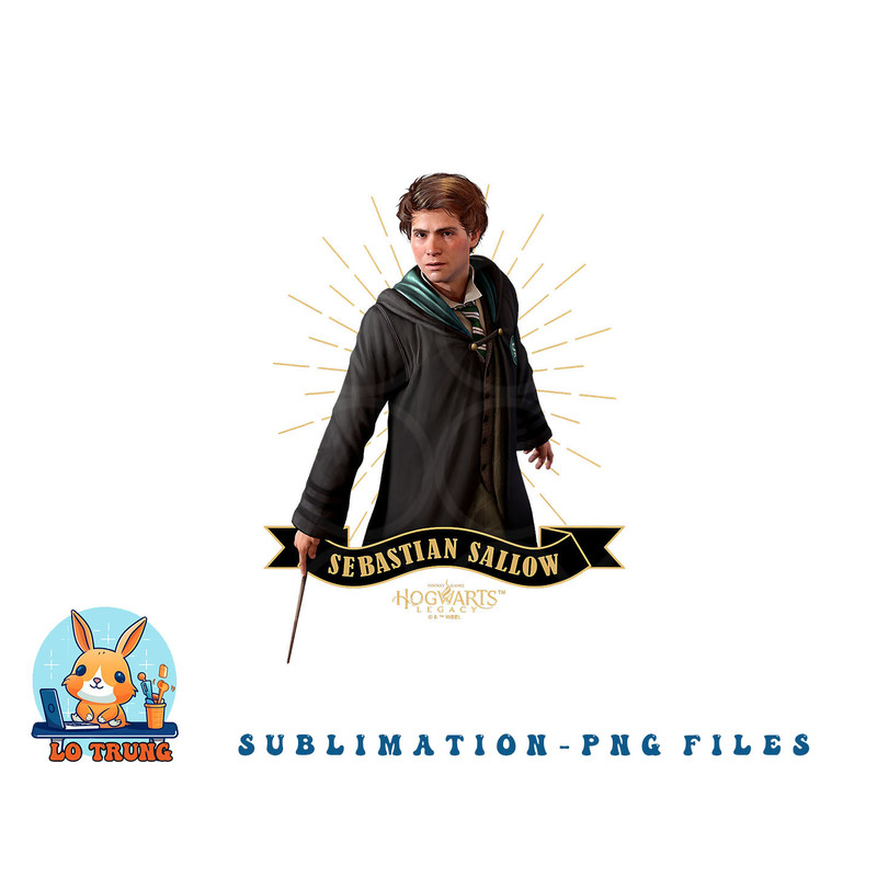 Harry Potter Hogwarts Legacy Sebastian Sallow Slytherin png, digital download copy.jpg