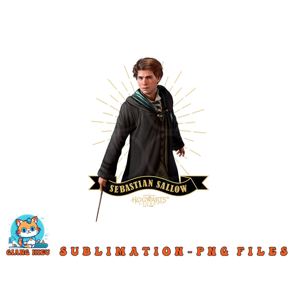 Harry Potter Hogwarts Legacy Sebastian Sallow Slytherin png, digital download copy.jpg
