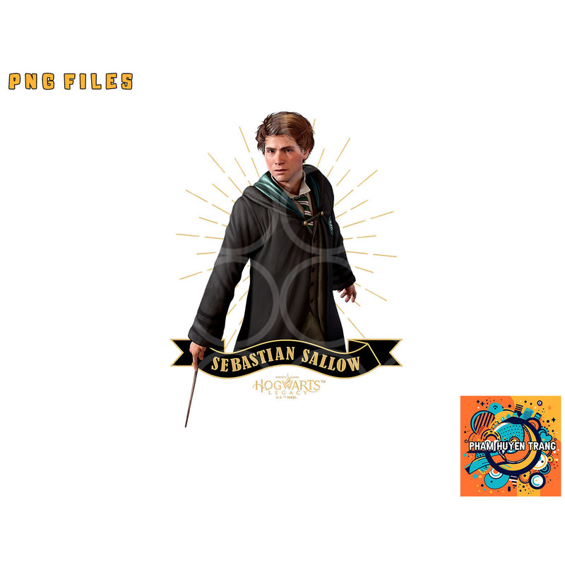 Harry Potter Hogwarts Legacy Sebastian Sallow Slytherin png, digital download copy.jpg