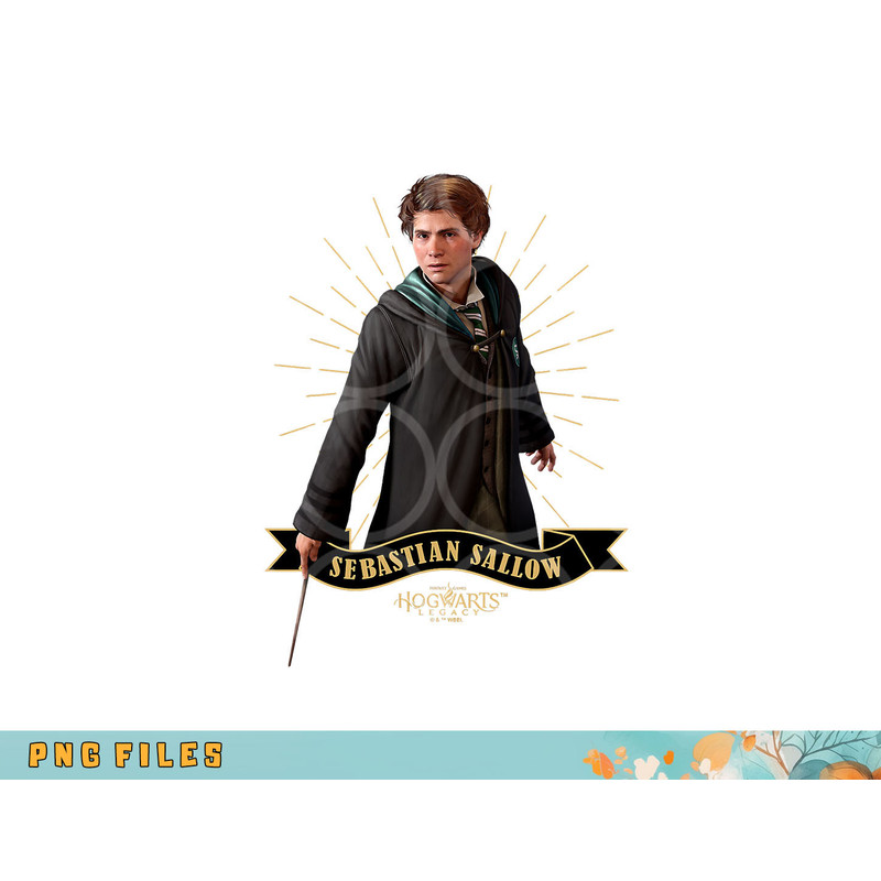 Harry Potter Hogwarts Legacy Sebastian Sallow Slytherin png, digital download copy.jpg