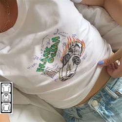 frank ocean portrait drawing t-shirt - unique graphic tee