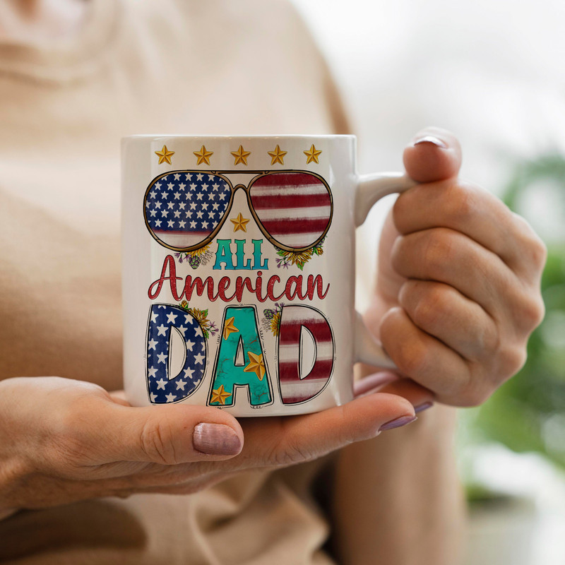 All American Dad PNG File, Dad Png,American Flag Png,American Png,Sublimation Design,Patriotic Designs,4th of July Png,American Father's Day - 3.jpg