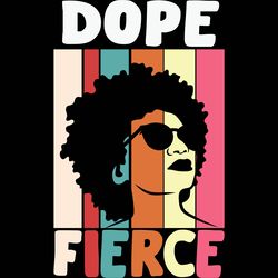 dope fierce queen svg, black pride svg, free-ish svg, black power svg, black history svg file cut digital download