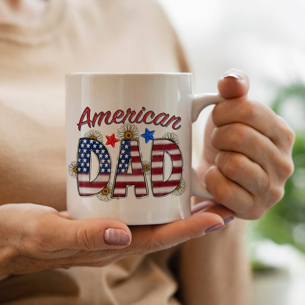 American Dad, Father's Day Gift, Veteran Png, Sublimation Designs Downloads, Fathers day gift, Dad Png,Dad Camouflage with American Flag, - 3.jpg